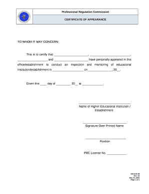 Prc Official Website Form