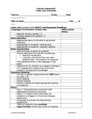 Lotta Lara Lesson Plan Template  Form