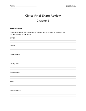 Final Exam Template Word  Form