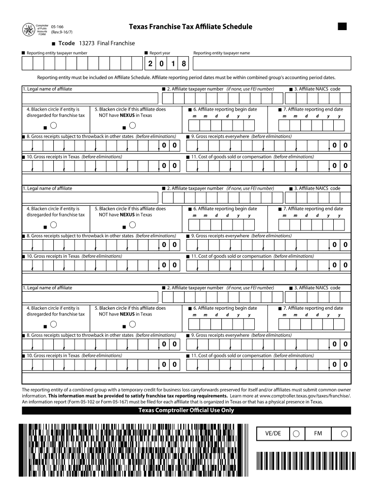  Tx Form 05 166 2018