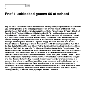 Unblocked Games - FNAF