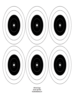 A 32 Target Printable  Form