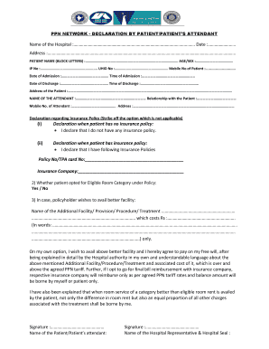 Ppn Declaration Form