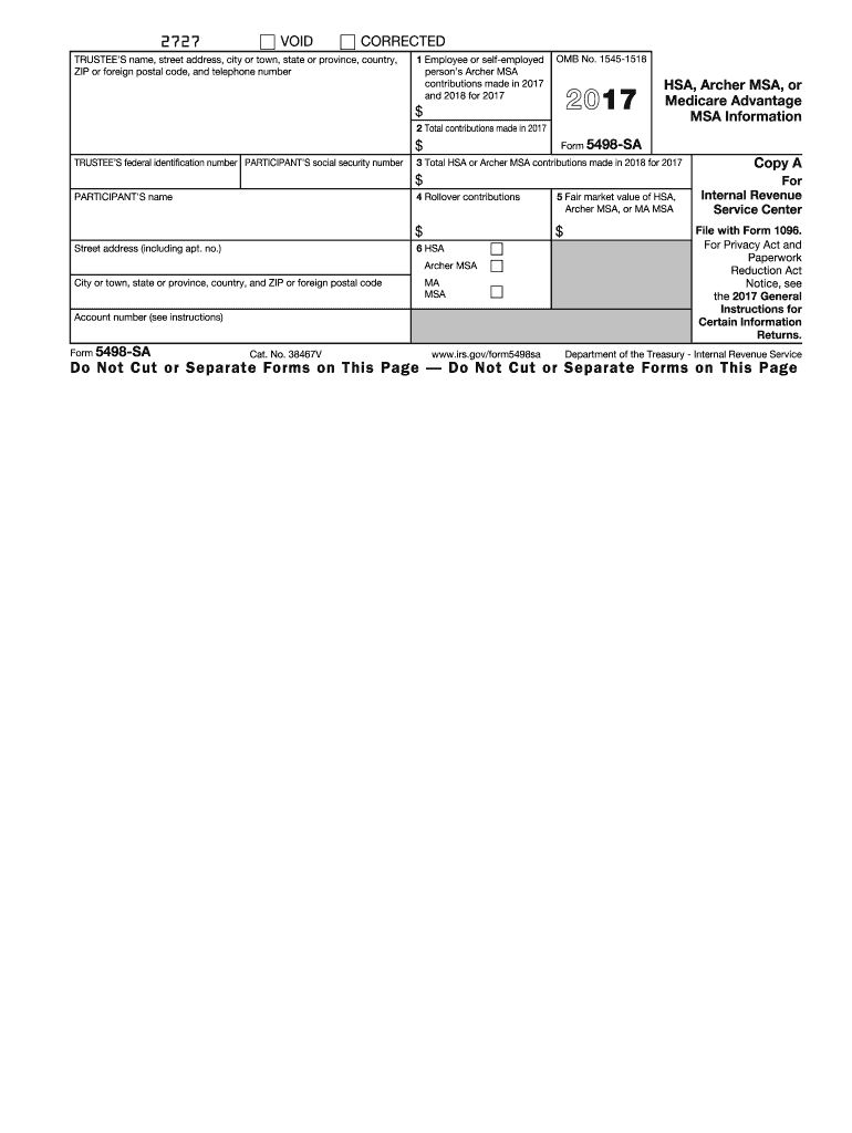  5498 Sa Form 2017