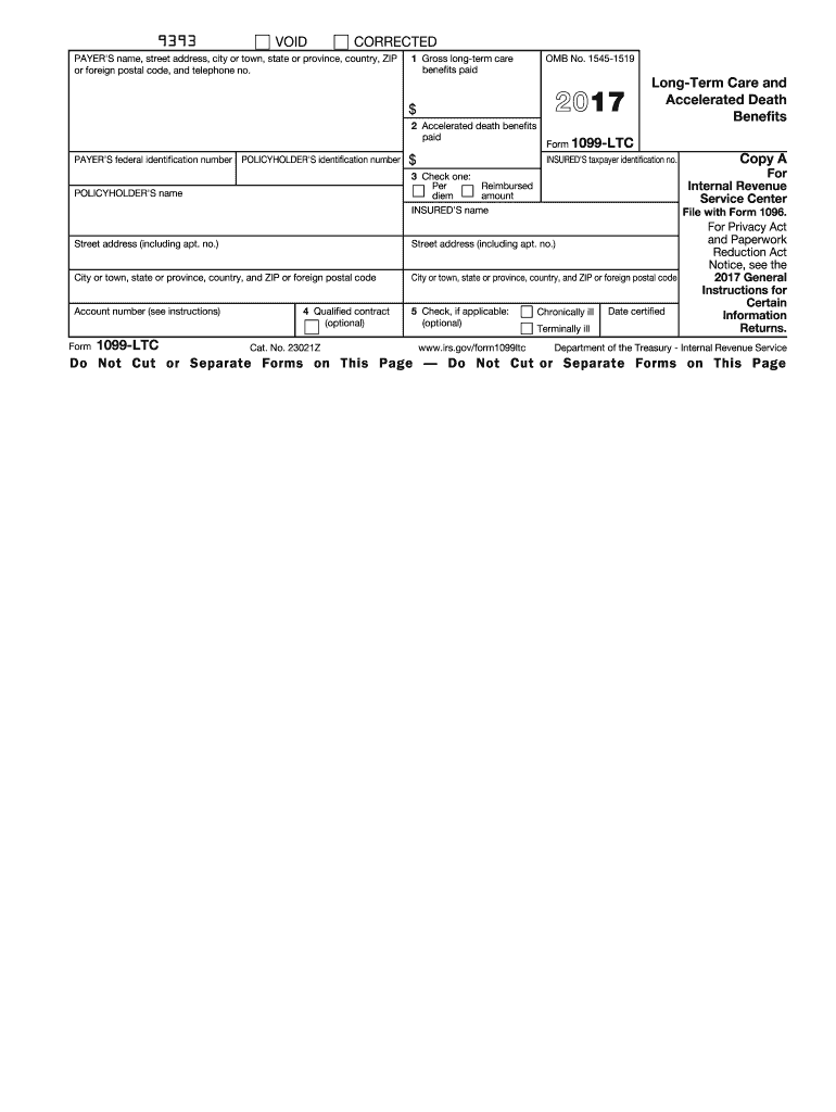  1099 Ltc  Form 2017