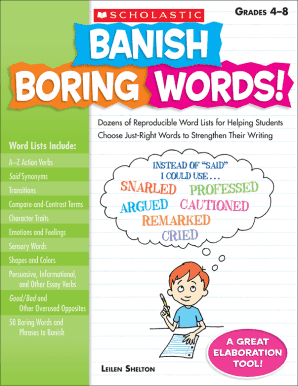Banish Boring Words PDF  Form