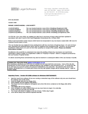 The Law Society Business Lease Part of Building Registered PDF  Form