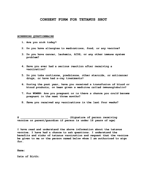 Printable Consent to Steroid with Necrosis  Form