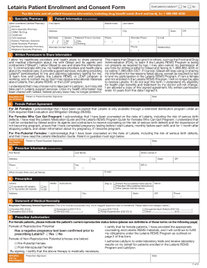 Enroll Patient in LabSync  Form