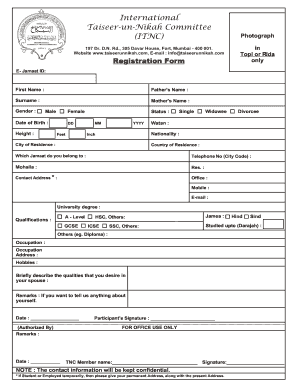 Itnc  Form