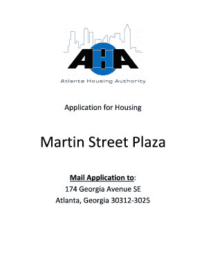 Martin Street Plaza Waiting List  Form