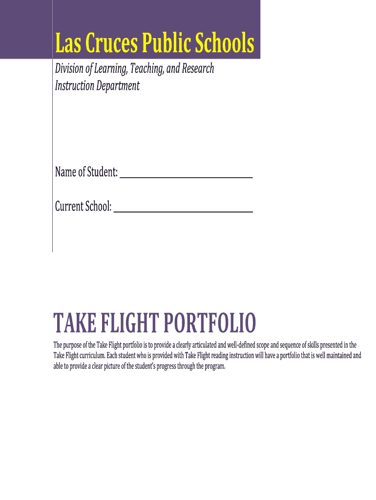Take Flight Portfolio  Form