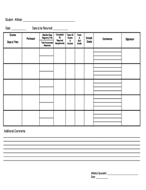 Academic Monitoring App  Form