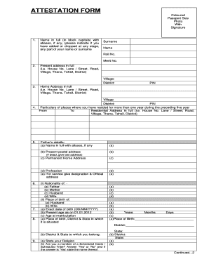 Rpsc Attestation Form