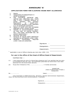 Hra Form Rajasthan