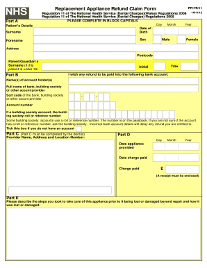 Nhs Form Fp17r11