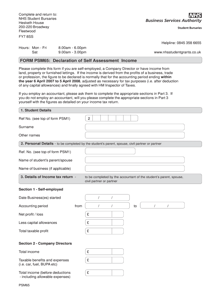  Form Psm65 2014