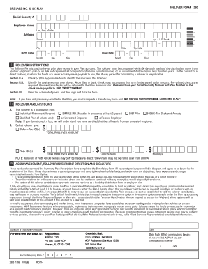 Adp Rollover Form 280