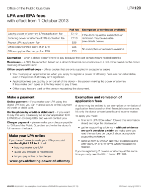 Lpa120 Form