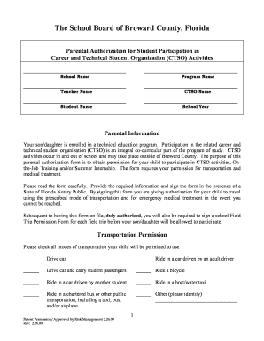 Broward Ctso Form