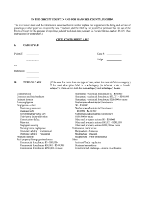 FORM 1 Manatee County Clerk of the Court