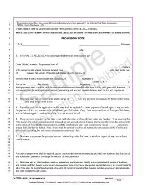 Bradford Publishing Promissory Note No Ntd81 11 83  Form