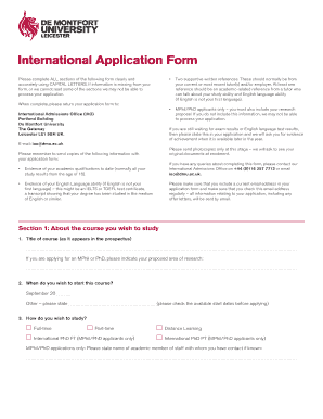 Dmu Offer Letter  Form