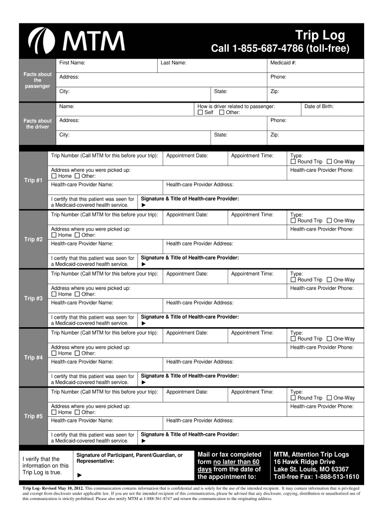 mtm mn trip log