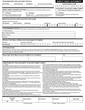 Direct Debit Form Countdown