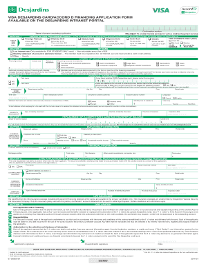 Visa Card Application Form
