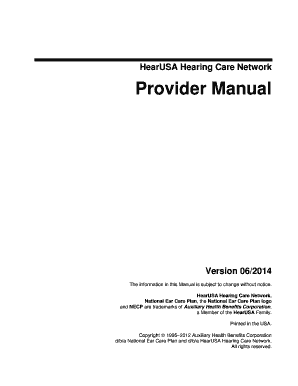 Hearusa Provider  Form