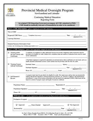 Pmo Forms
