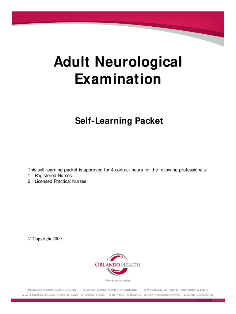 How to Fill Neurological Examination Sheet Form