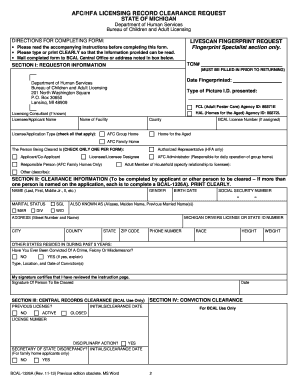 Afc Hfa Licensing Clearance Request  Form