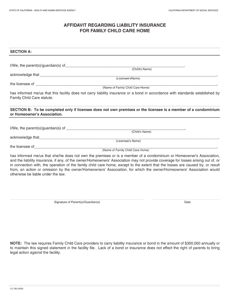 Lic282  Form