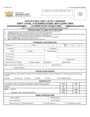 Ecde Online Application  Form