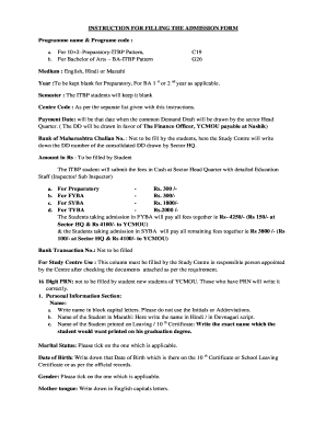 Ycmou Syba Subject Marathi Medium  Form