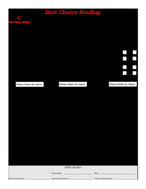 Roofing Certificate of Completion Form - Fill Out and Sign Printable ...