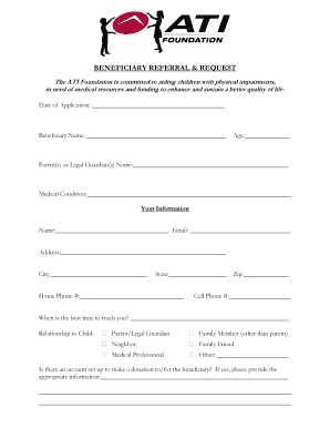 Ati Referral Form