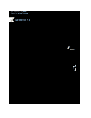 Exercise 14 Simple Present Tense Review  Form