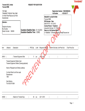 Rme Transnet  Form