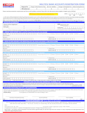 Hdfc Mutual Fund Multiple Bank Registration Form