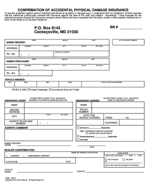 Ally Form 288g PDF