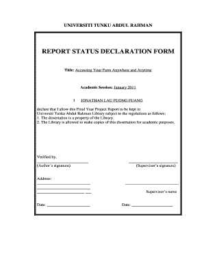 Declaration Form