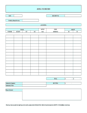 General Voucher Format