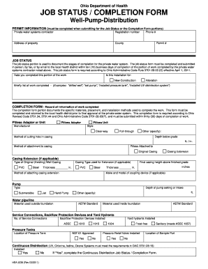 Work Completion Form