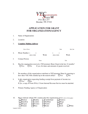 VECustomer Share Application Volunteer Energy Cooperative Vec  Form