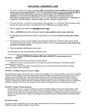 Proof of Residency Letter from Family Member Sample  Form