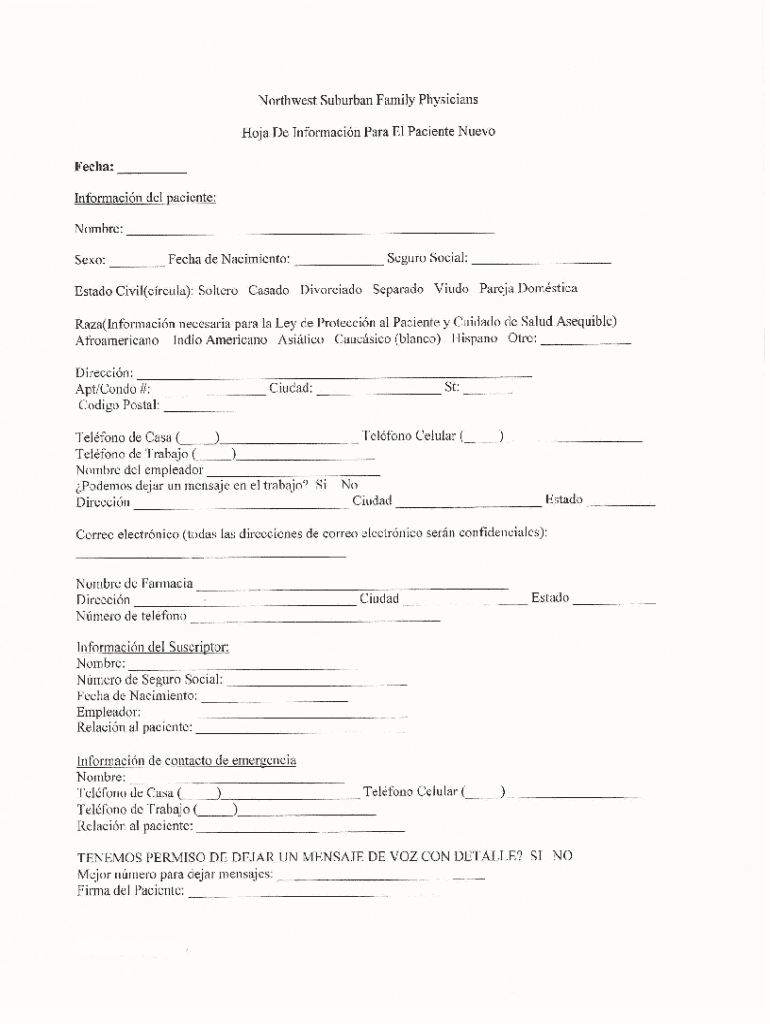 Www Nwsfamilydocs Com  Form