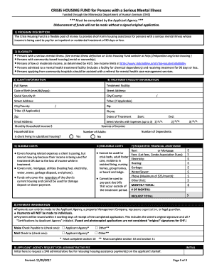  Mn Crisis Housing Fund 2017-2024